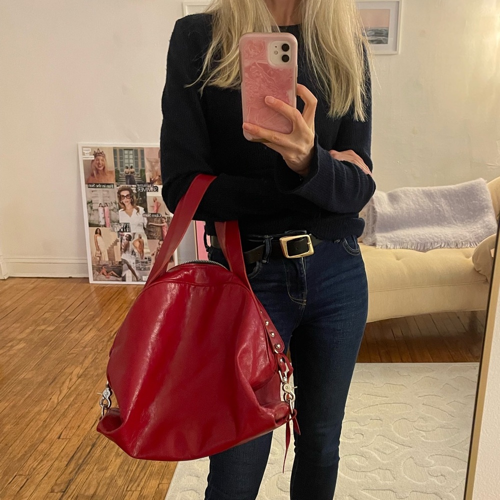 100% Patent Leather Red Purse - Fun & perfect for a spot of color & travel